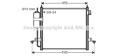 AVA QUALITY COOLING Конденсатор, кондиционер MT5218D